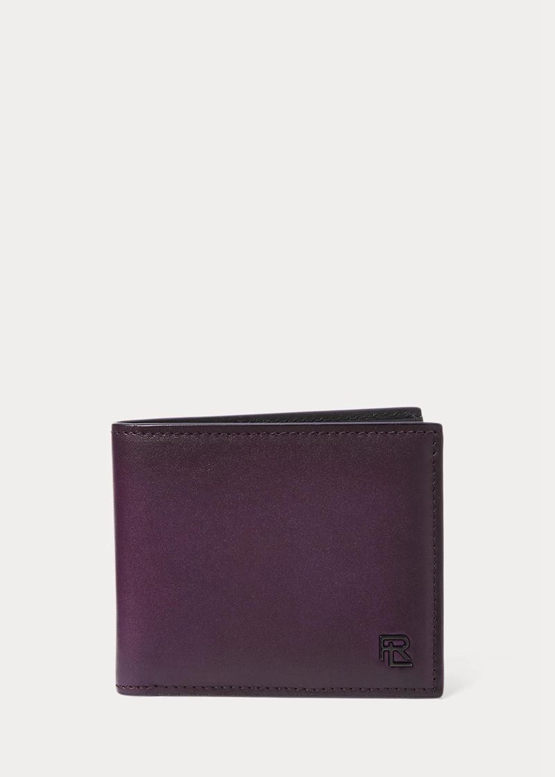 パープル レーベル 財布 メンズ 紫 Vachetta レザー Billfold YXELQ5608